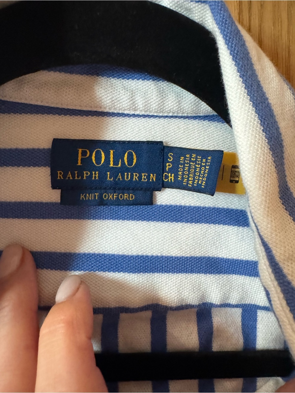 Women's Ralph Lauren Striped Button Down brushed cotton shirt. - Picture 4 of 5